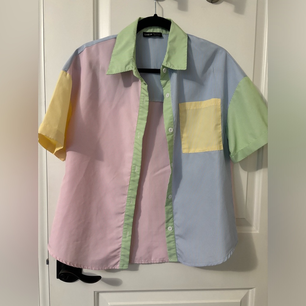 SHEIN Pastel Vintage Shirt